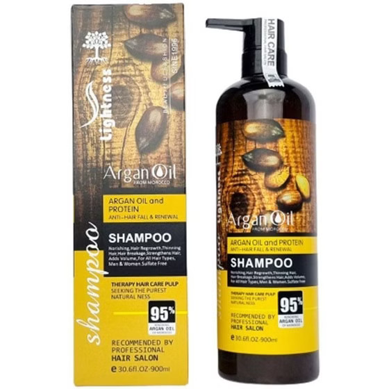 شامپو آرگان بدون سولفات حجم 900 میل اصلی