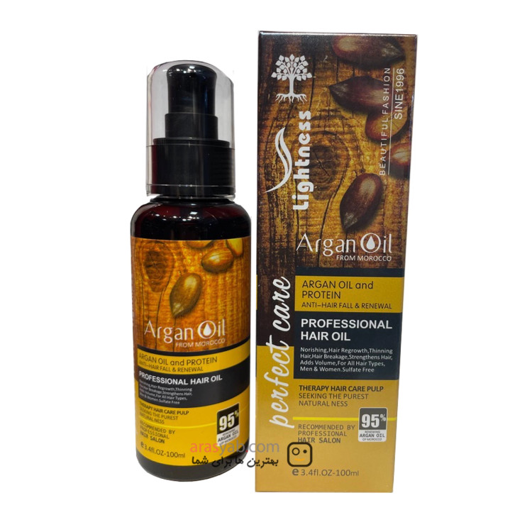 روغن آرگان اصل سرم مو آرگان حجم 100 میل