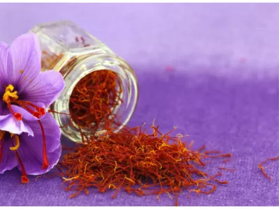 زعفران اصل محلی لرستان ۱ گرمی | سوپر نگین کوهی، برداشت دستی