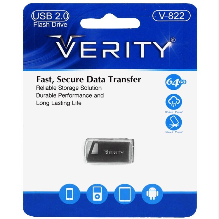 فلش وریتی مدل V822  ظرفیت 64 گیگ